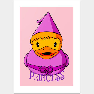 Princess Rubber Duck Posters and Art